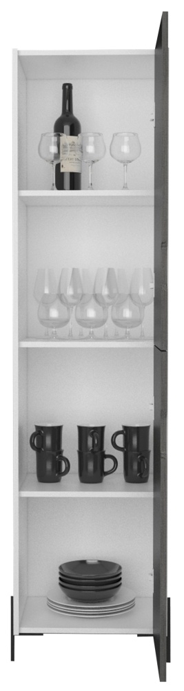 Dallas Storage Cabinet - White and Grey