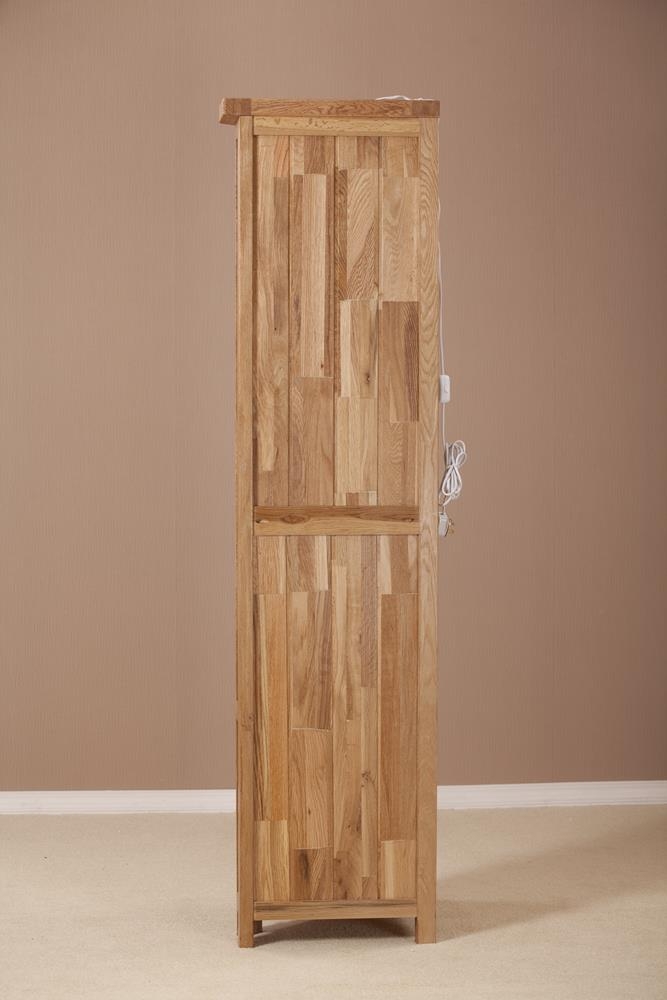 Kent Oak Corner Display Cabinet