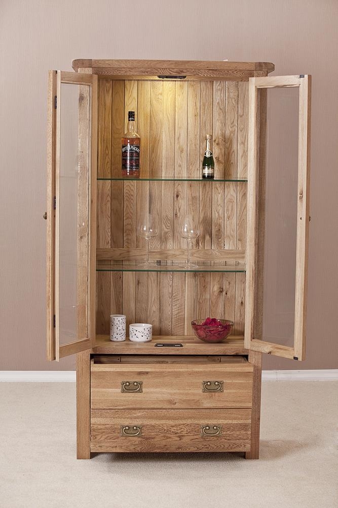 Kent Oak Display Cabinet