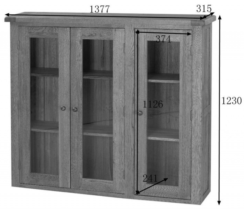 Kent Oak Large Dresser