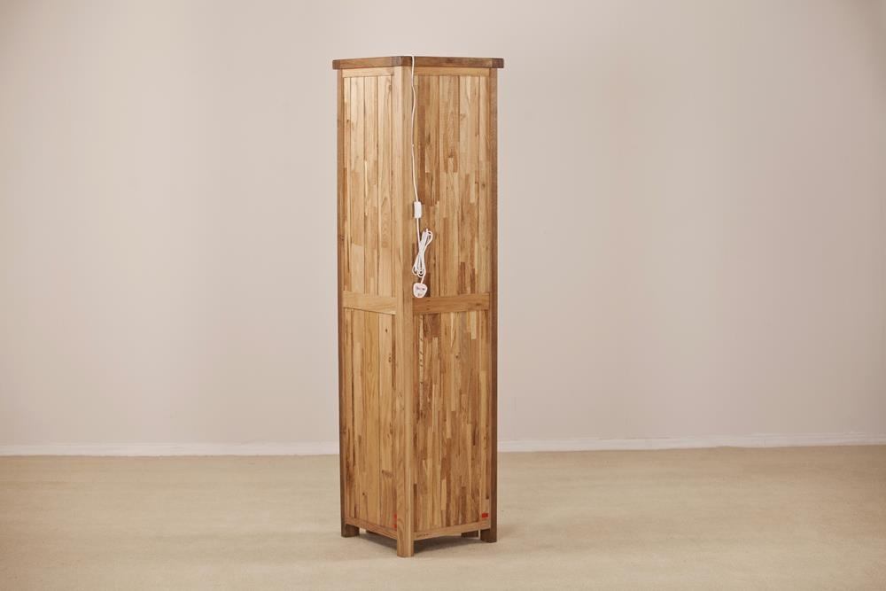Originals Rustic Oak Corner Display Cabinet