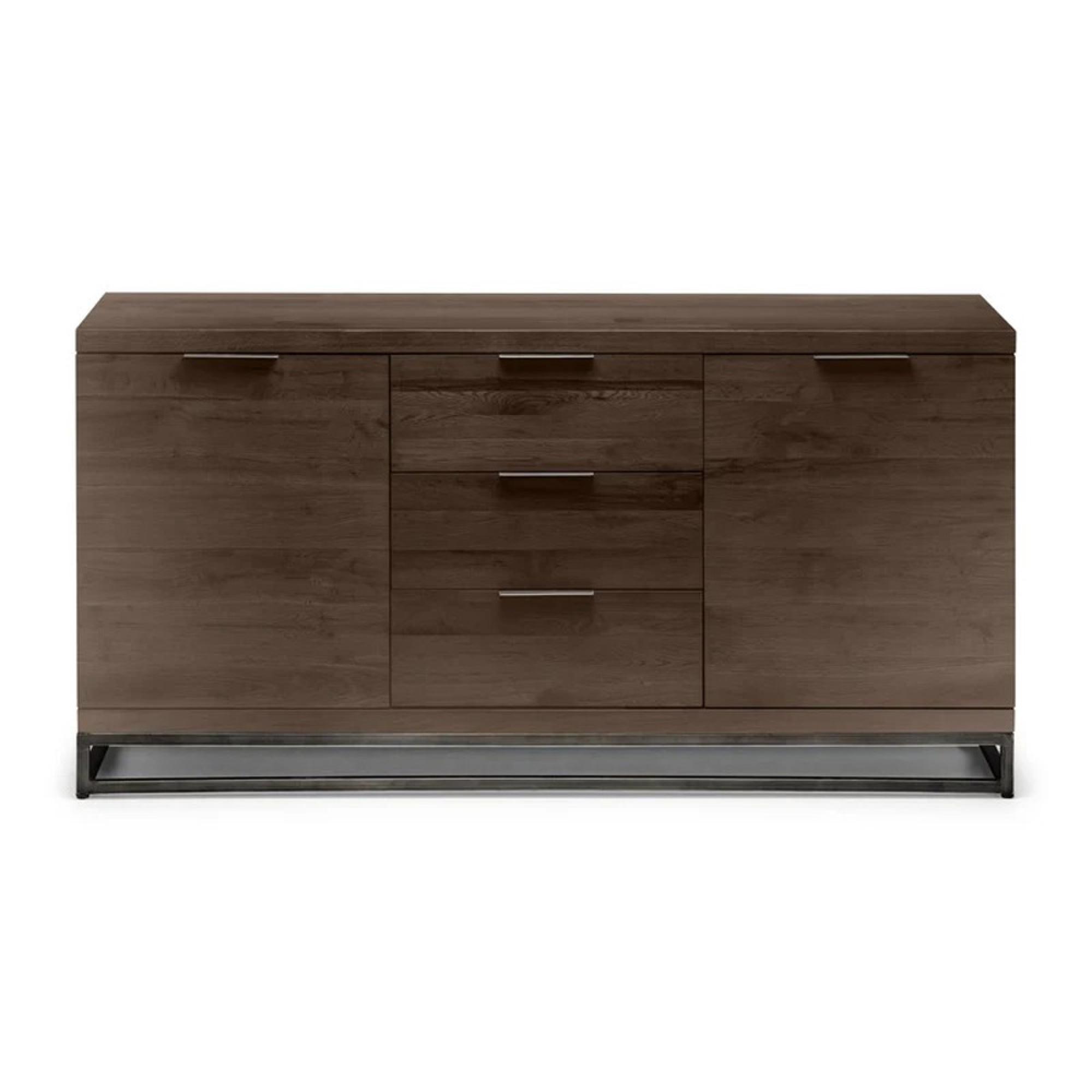 Brooklyn Sideboard - 150cm - 2 Door - Medium - Dark Oak