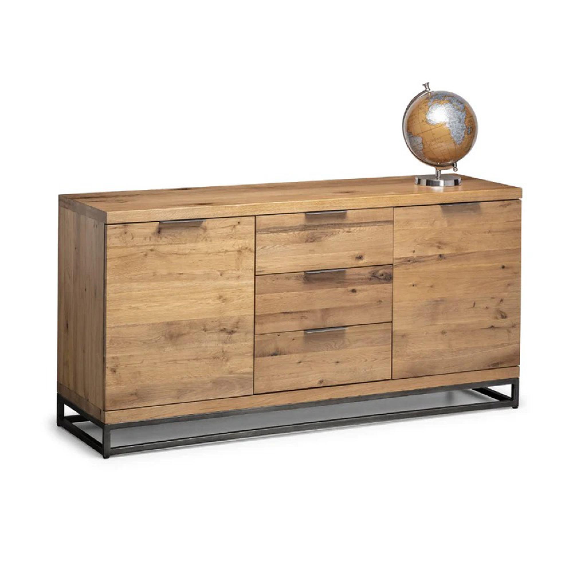 Brooklyn Sideboard - 150cm - 2 Door - Medium - Oak