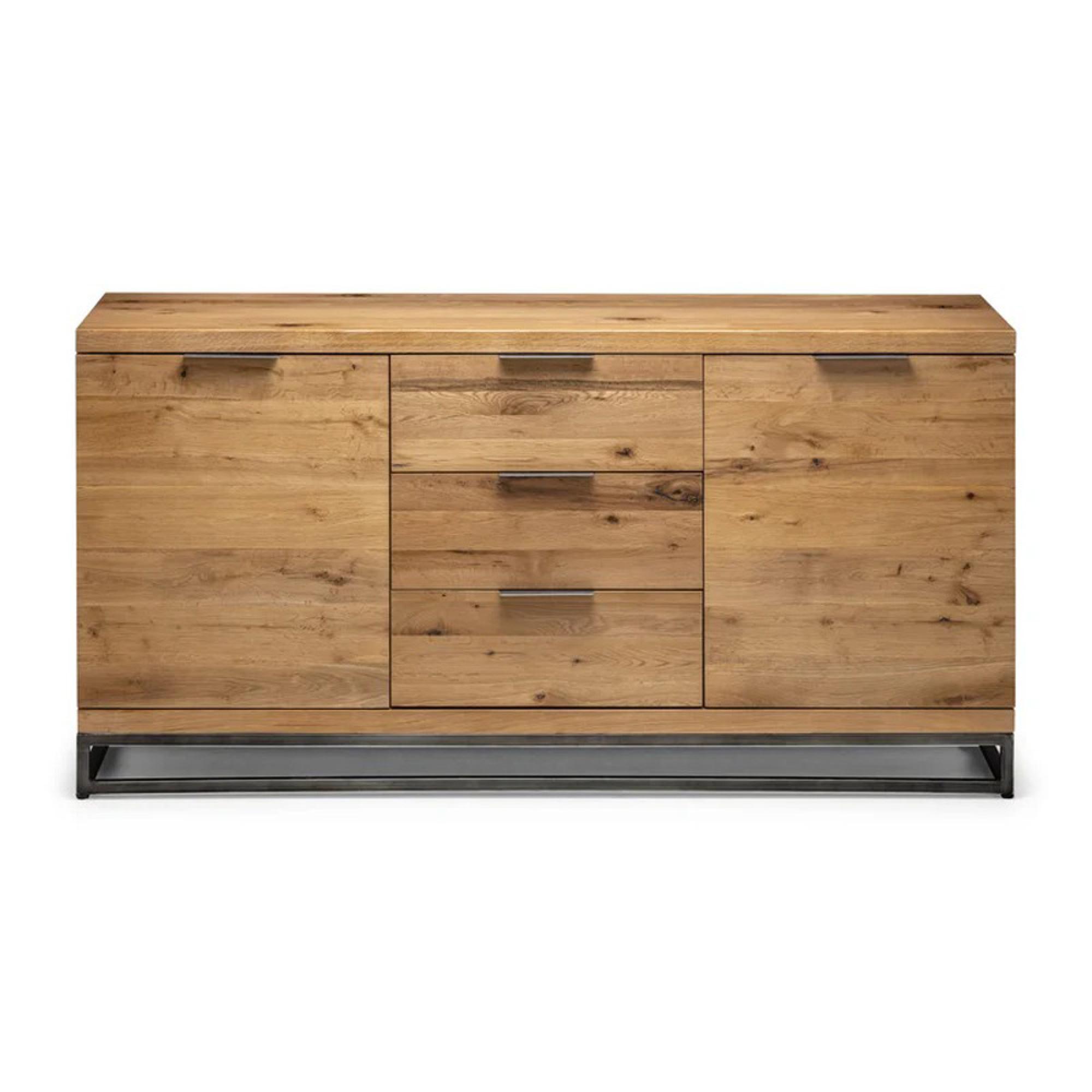 Brooklyn Sideboard - 150cm - 2 Door - Medium - Oak