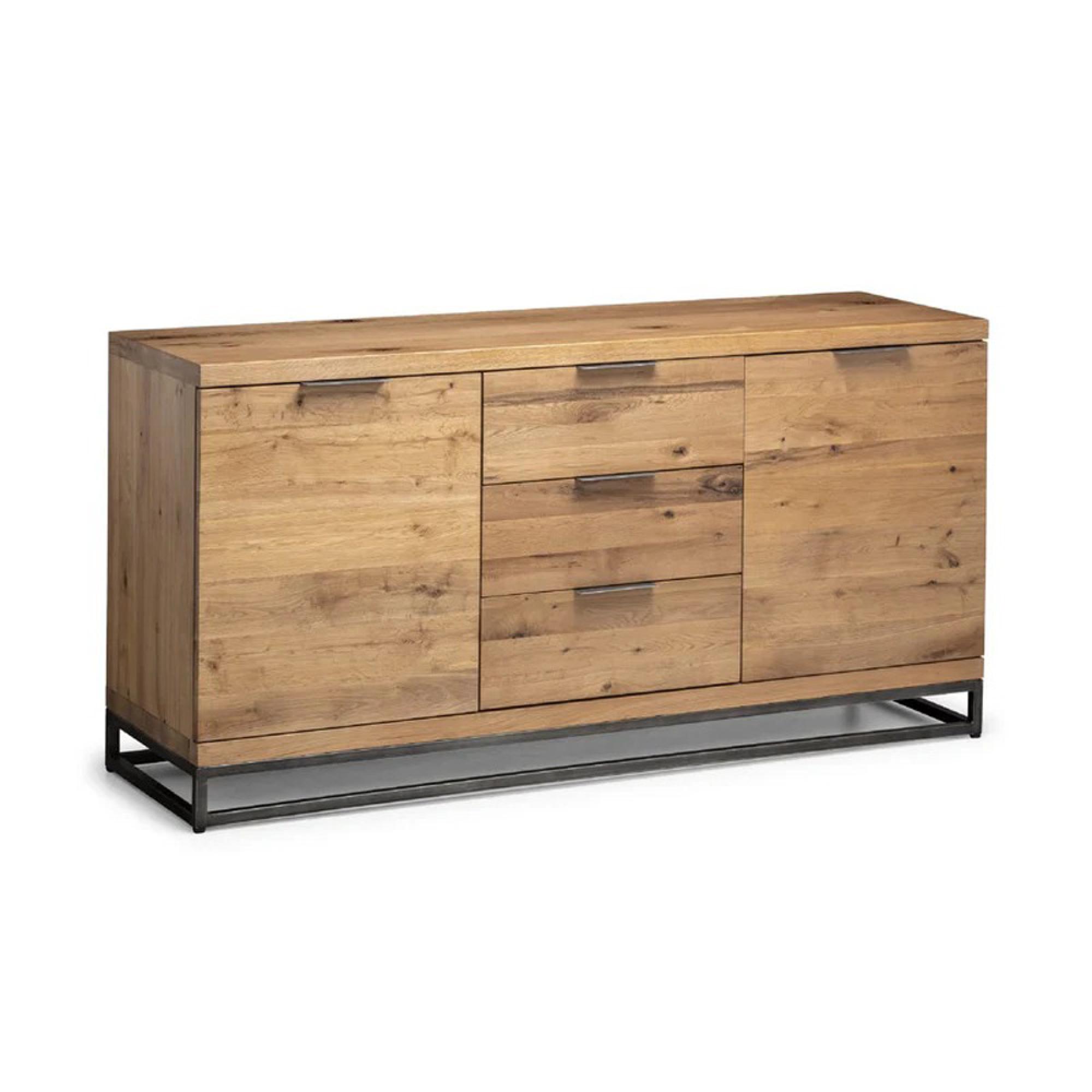 Brooklyn Sideboard - 150cm - 2 Door - Medium - Oak