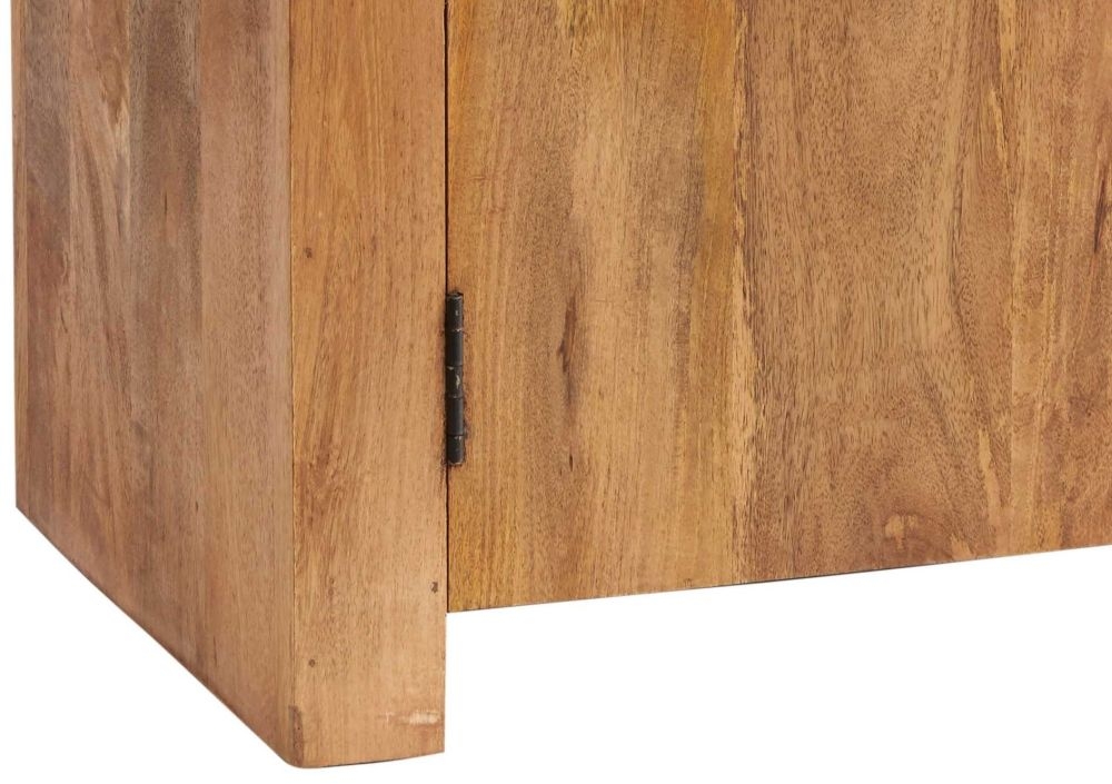 Ajmer Light Mango Wood Small 1 Door Sideboard