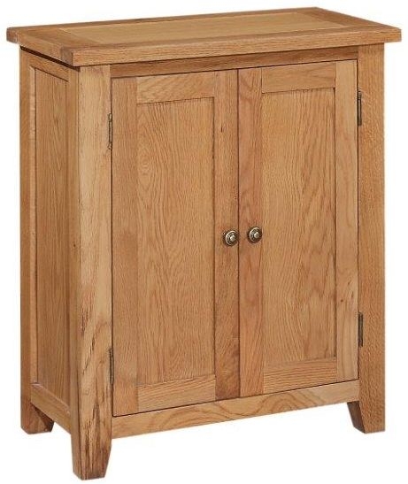 Appleby Petite Oak Compact Sideboard, 70cm with 2 Doors