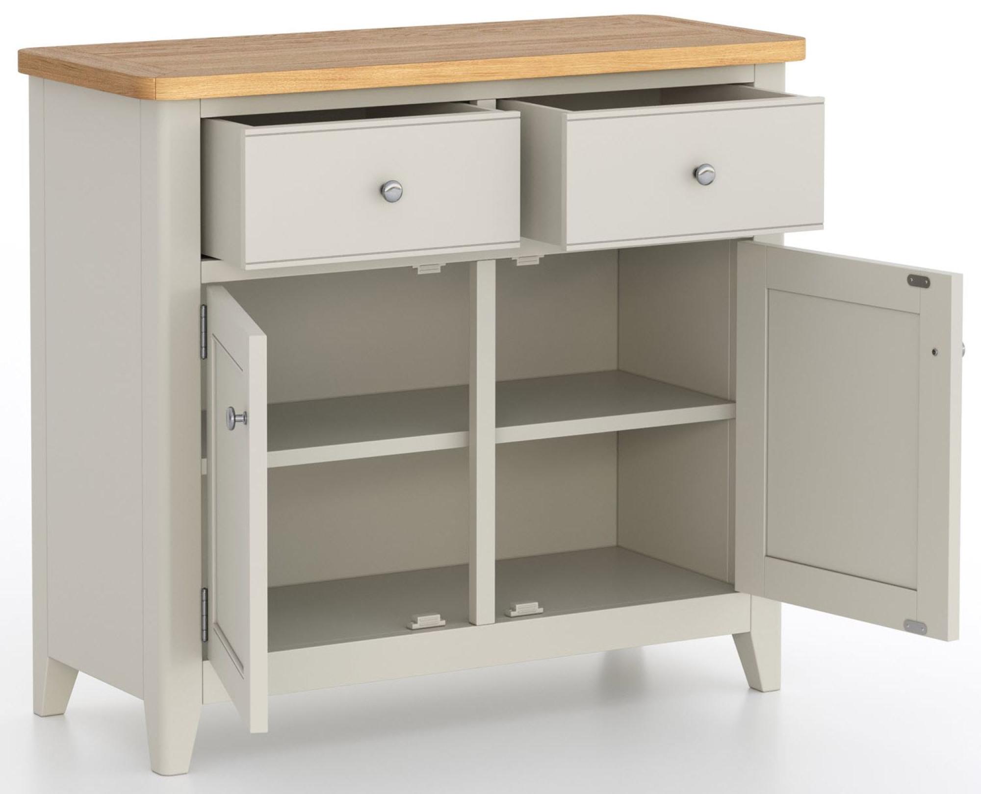 Arden Grey Painted 90cm Small 2 Door Sideboard