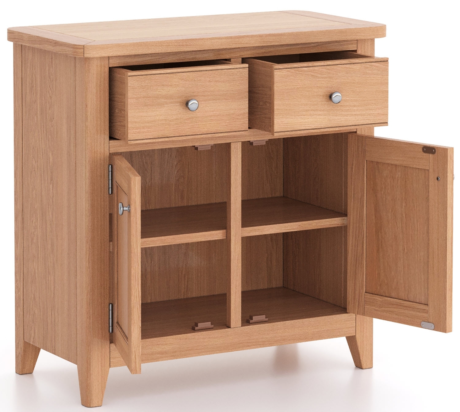 Arden Oak 75cm Small 2 Door Sideboard