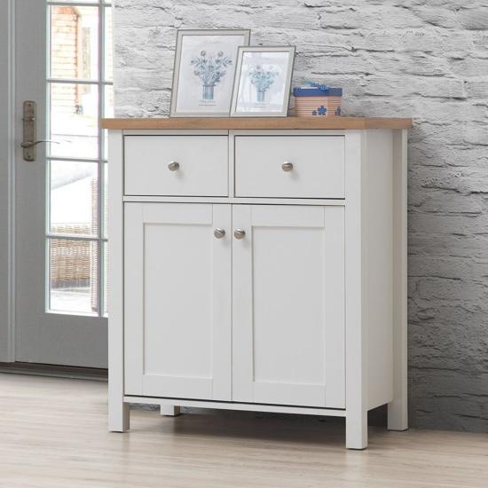 Arthur White 80cm Small 2 Door Compact Sideboard