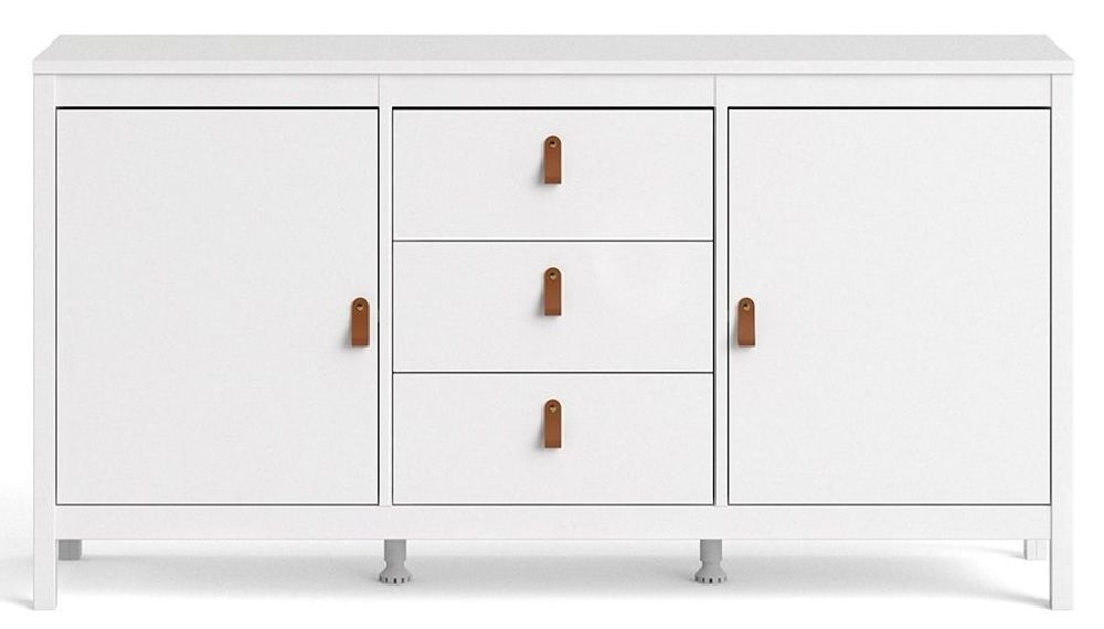 Barcelona White 2 Door Medium Sideboard