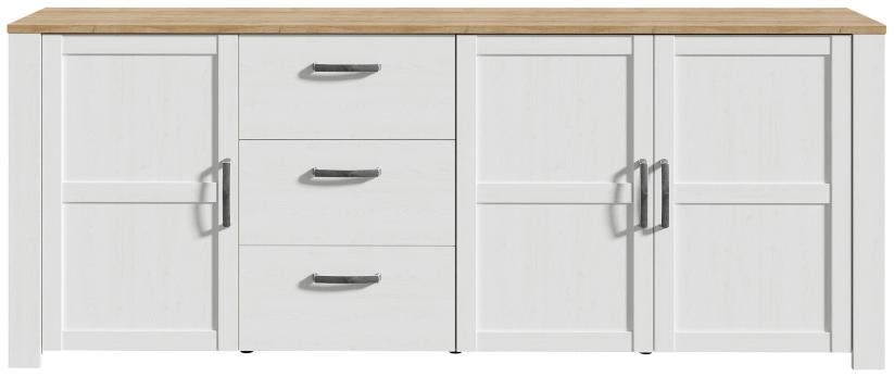 Bohol White 3 Door Extra Large Sideboard