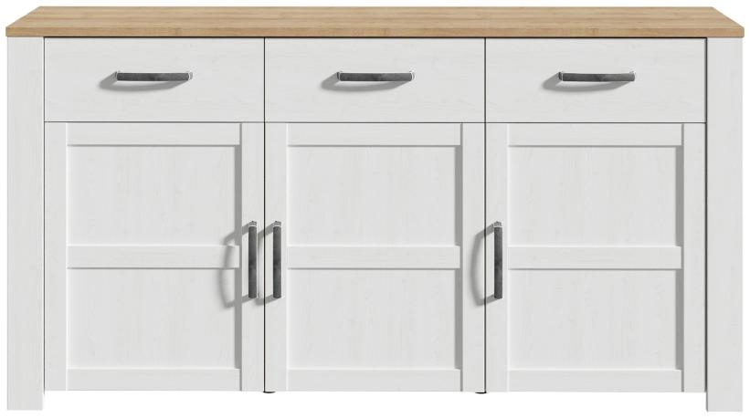 Bohol White 3 Door Medium Sideboard