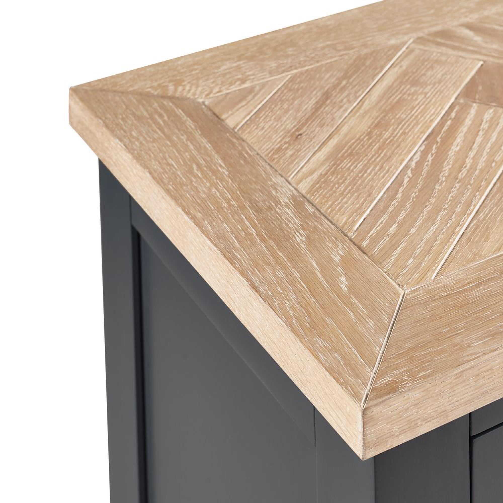 Bordeaux Sideboard - 3 Door - Medium - Grey