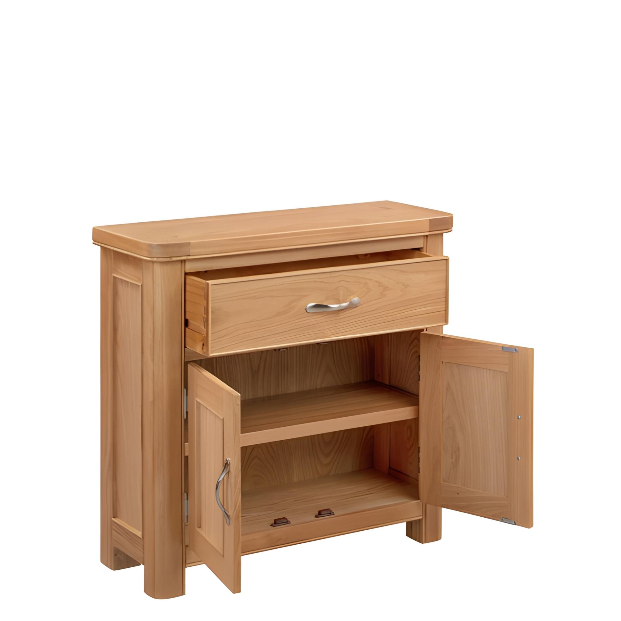 Clarion Sideboard - 2 Door - Compact - 80cm - Oak