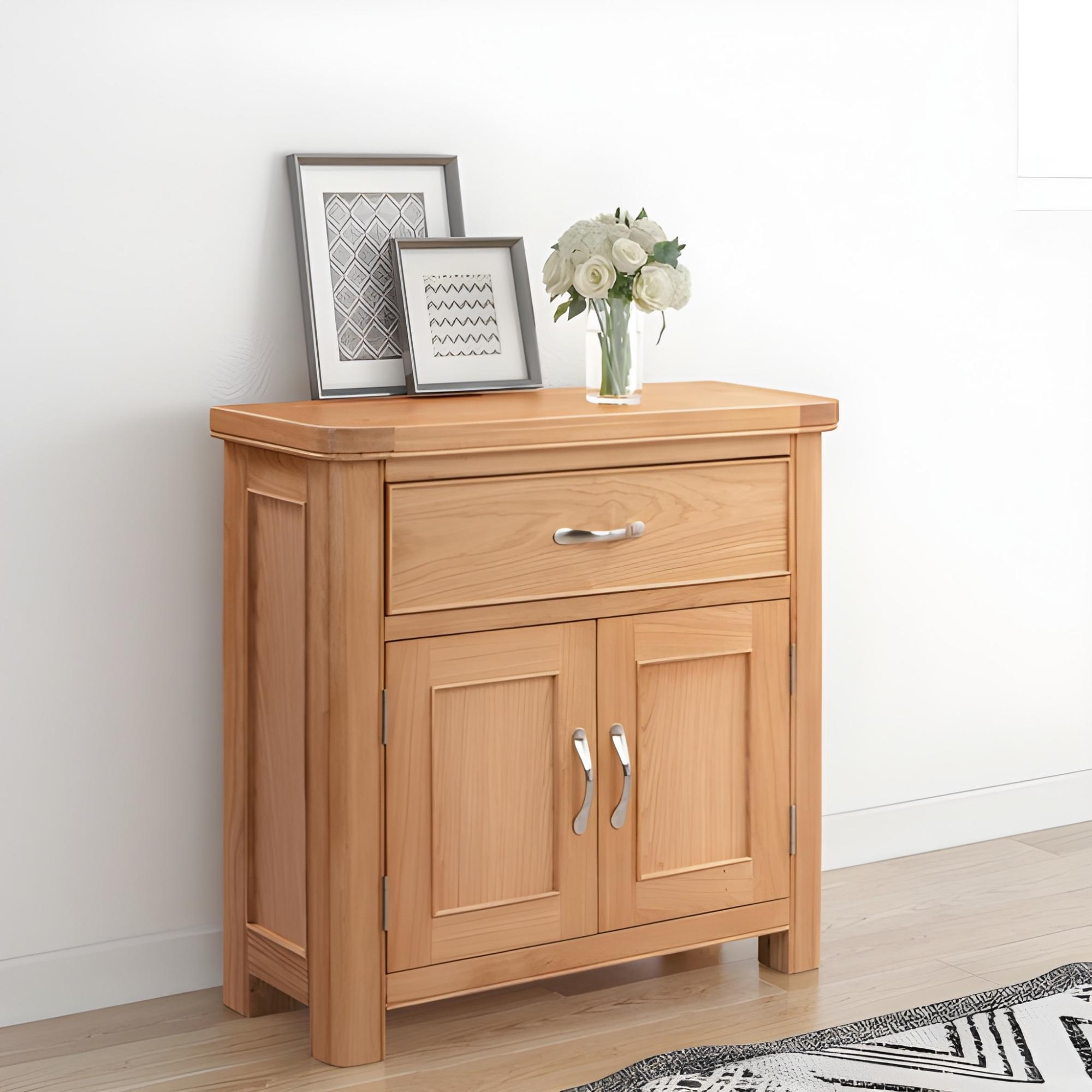 Clarion Sideboard - 2 Door - Compact - 80cm - Oak
