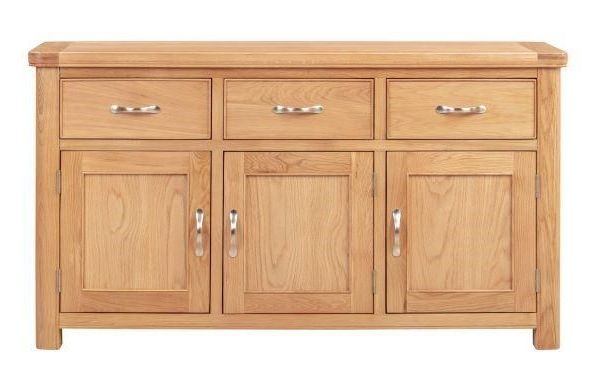 Clarion Sideboard - 3 Door - Medium - 150cm - Oak