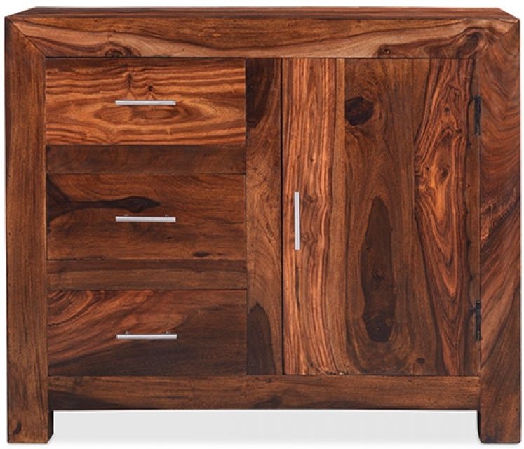Cube Sheesham Compact Sideboard