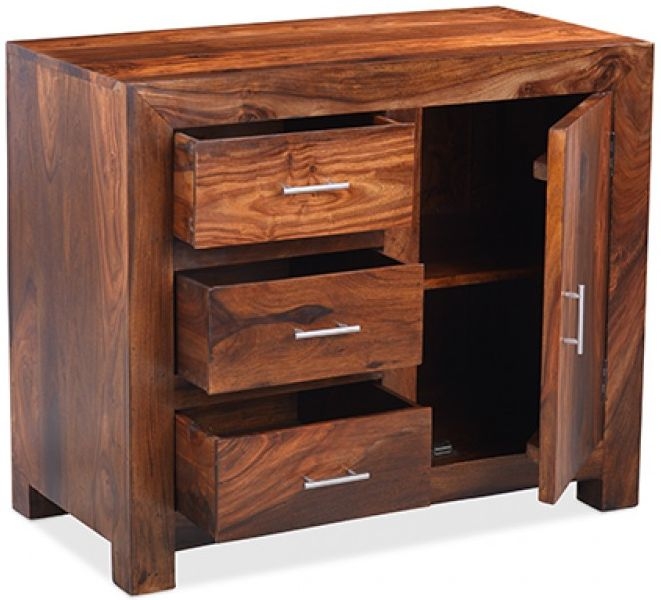 Cube Sheesham Compact Sideboard