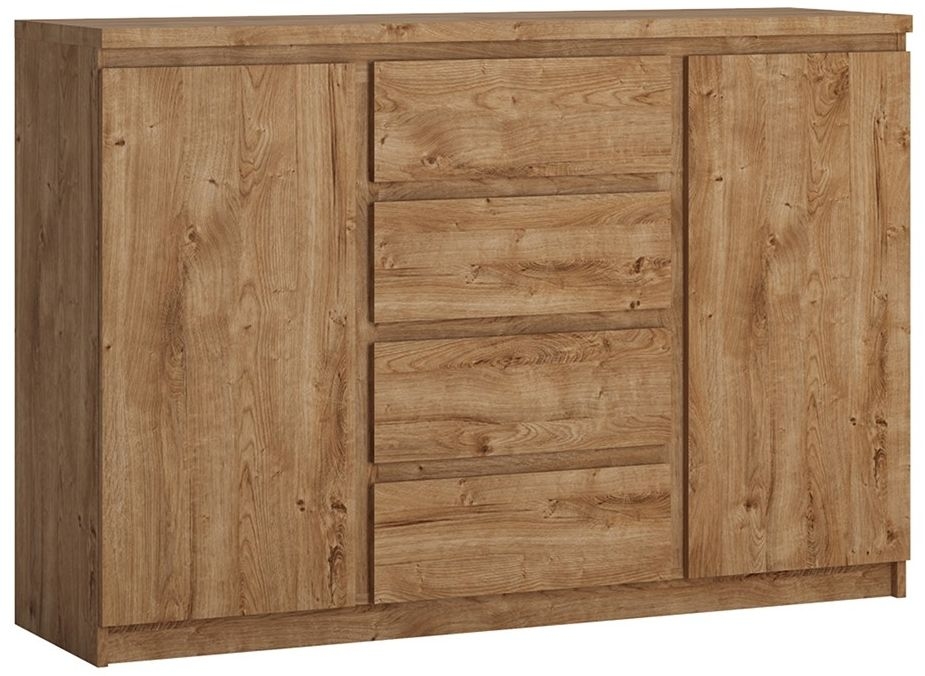 Fribo Oak Effect 2 Door Medium Sideboard