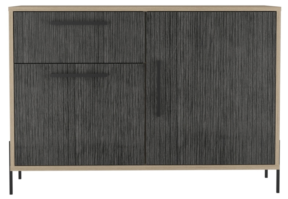 Harvard Small Sideboard - 2 Door - Grey Wood