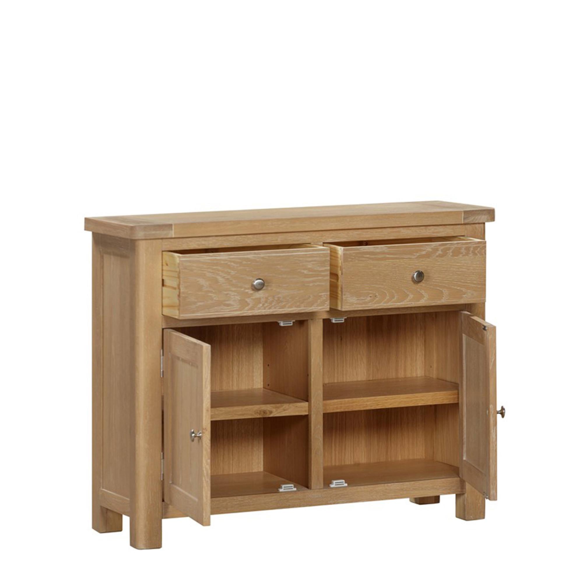 Hayley Sideboard - 2 Door - Small - 96cm - Oak