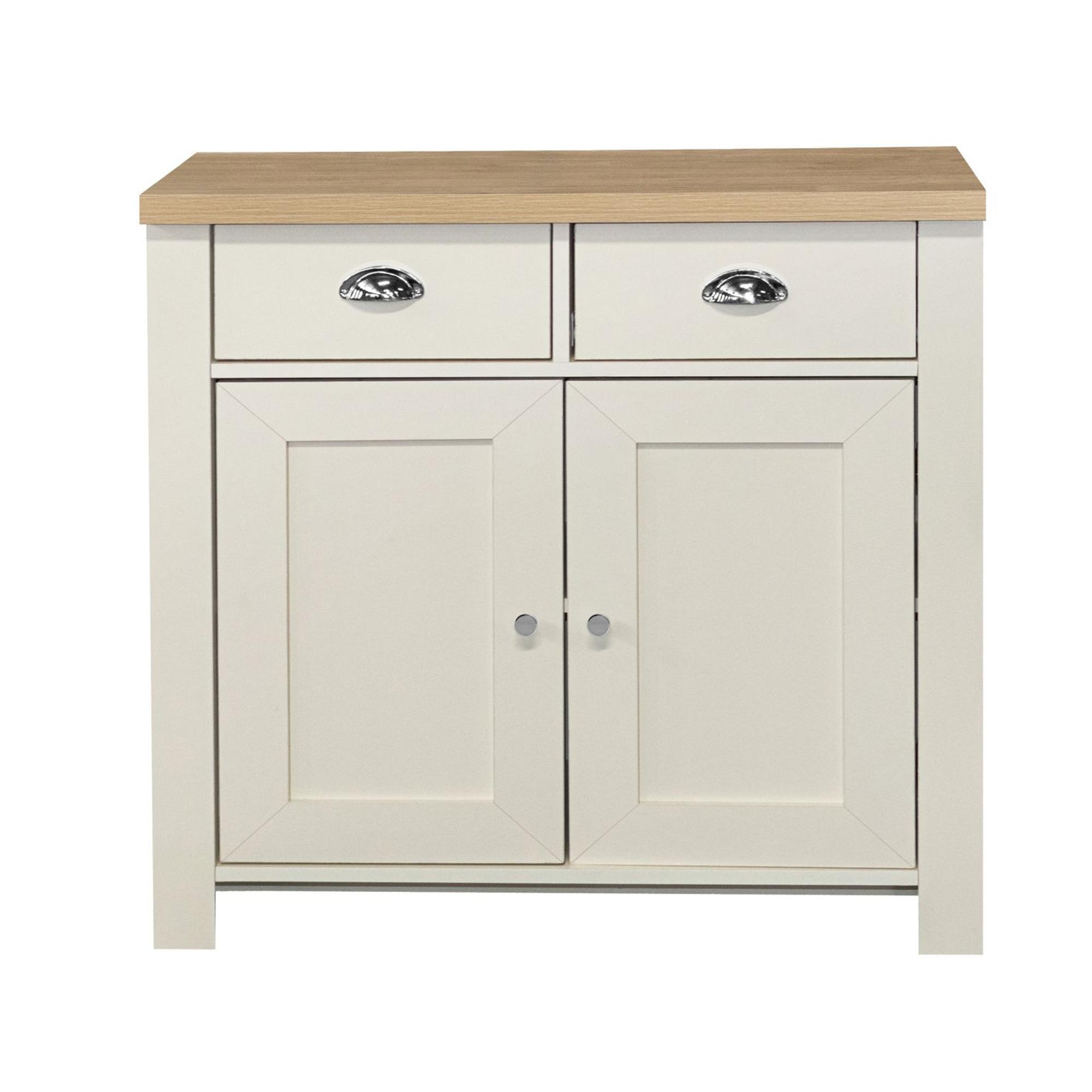 Highgate Small Sideboard - 2 Door - Cream Painted