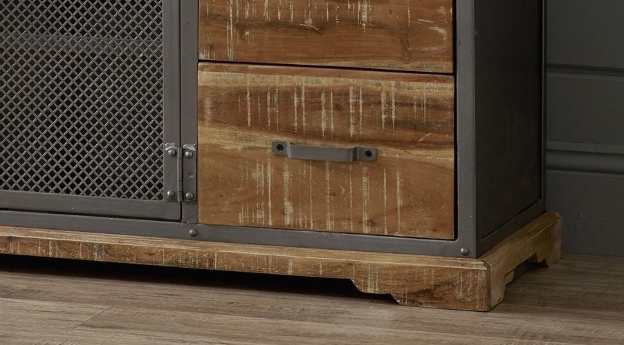 Jammu Industrial 125cm Medium Sideboard - 2 Doors