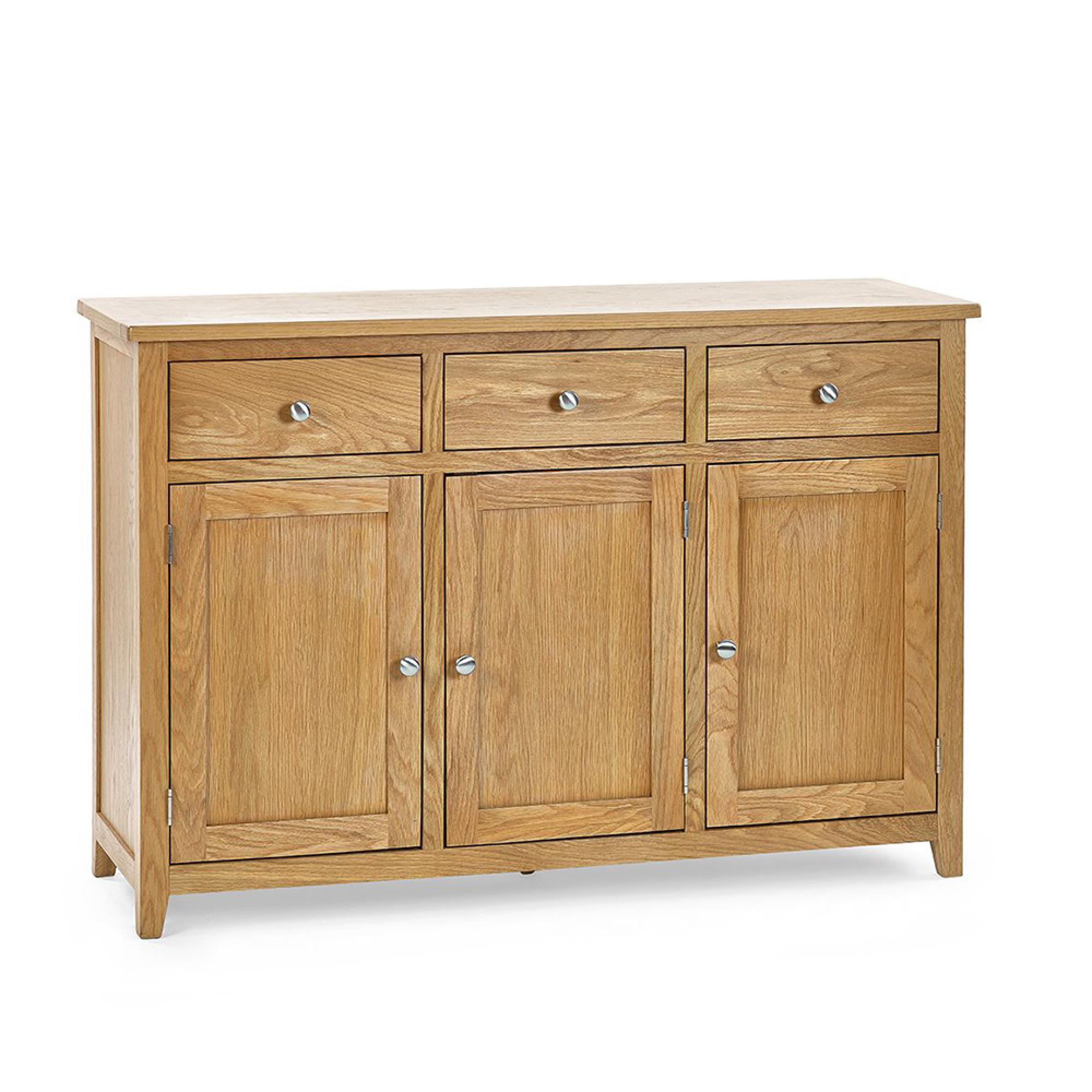 Mallory Sideboard - 3 Door - Medium - Oak