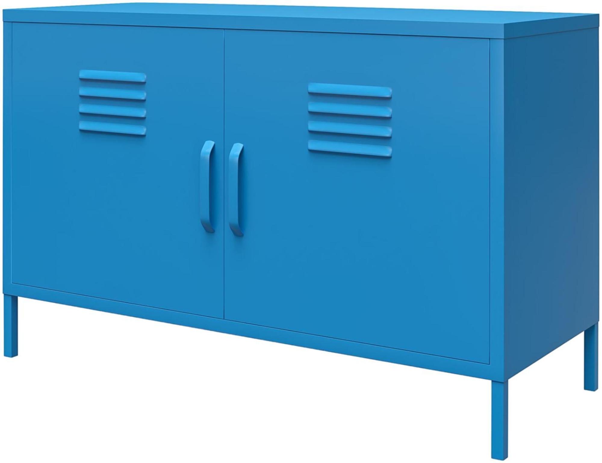 Novogratz Cache Accent Sideboard - Blue Locker - 2 Doors - 4012810COMNUK