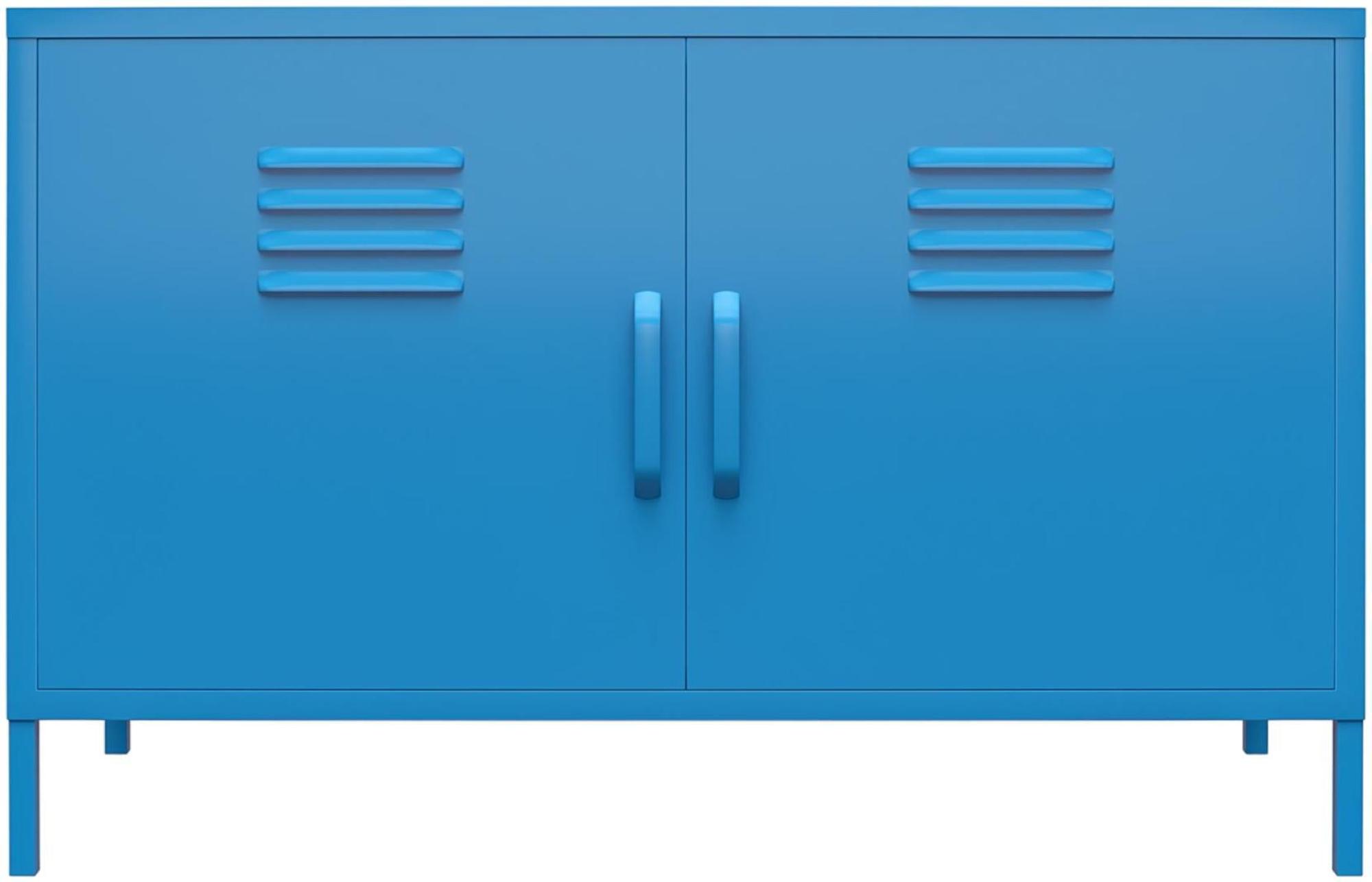 Novogratz Cache Accent Sideboard - Blue Locker - 2 Doors - 4012810COMNUK