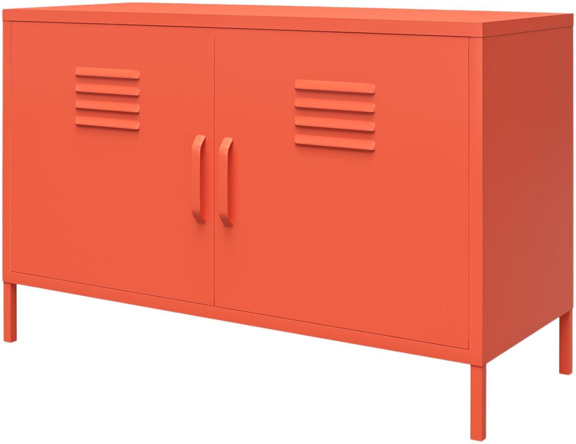 Novogratz Cache Accent Sideboard - Orange Locker - 2 Doors - 4012813COMNUK