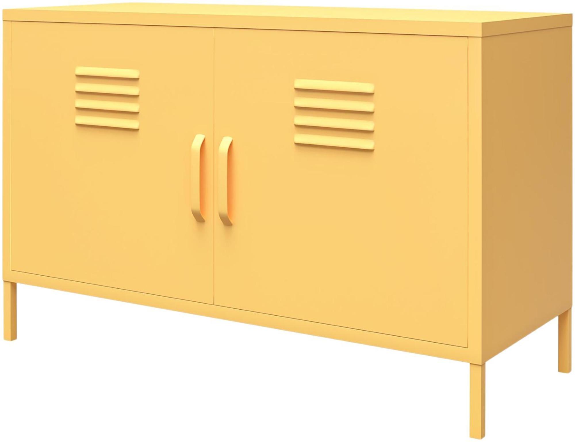 Novogratz Cache Accent Sideboard - Yellow Locker - 2 Doors - 4012814COMNUK
