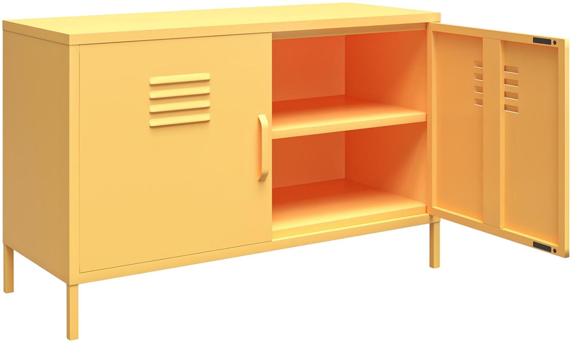Novogratz Cache Accent Sideboard - Yellow Locker - 2 Doors - 4012814COMNUK