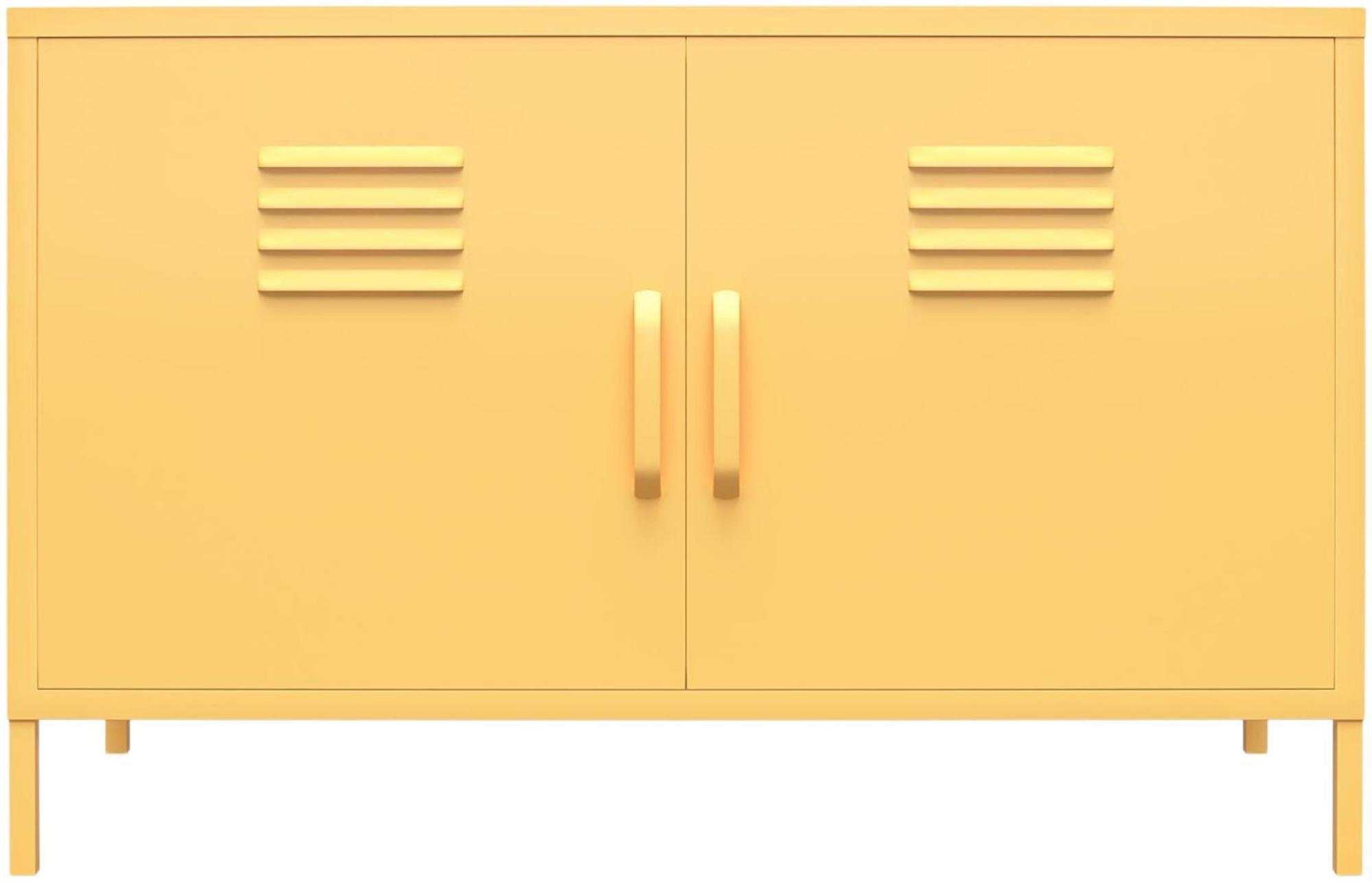 Novogratz Cache Accent Sideboard - Yellow Locker - 2 Doors - 4012814COMNUK