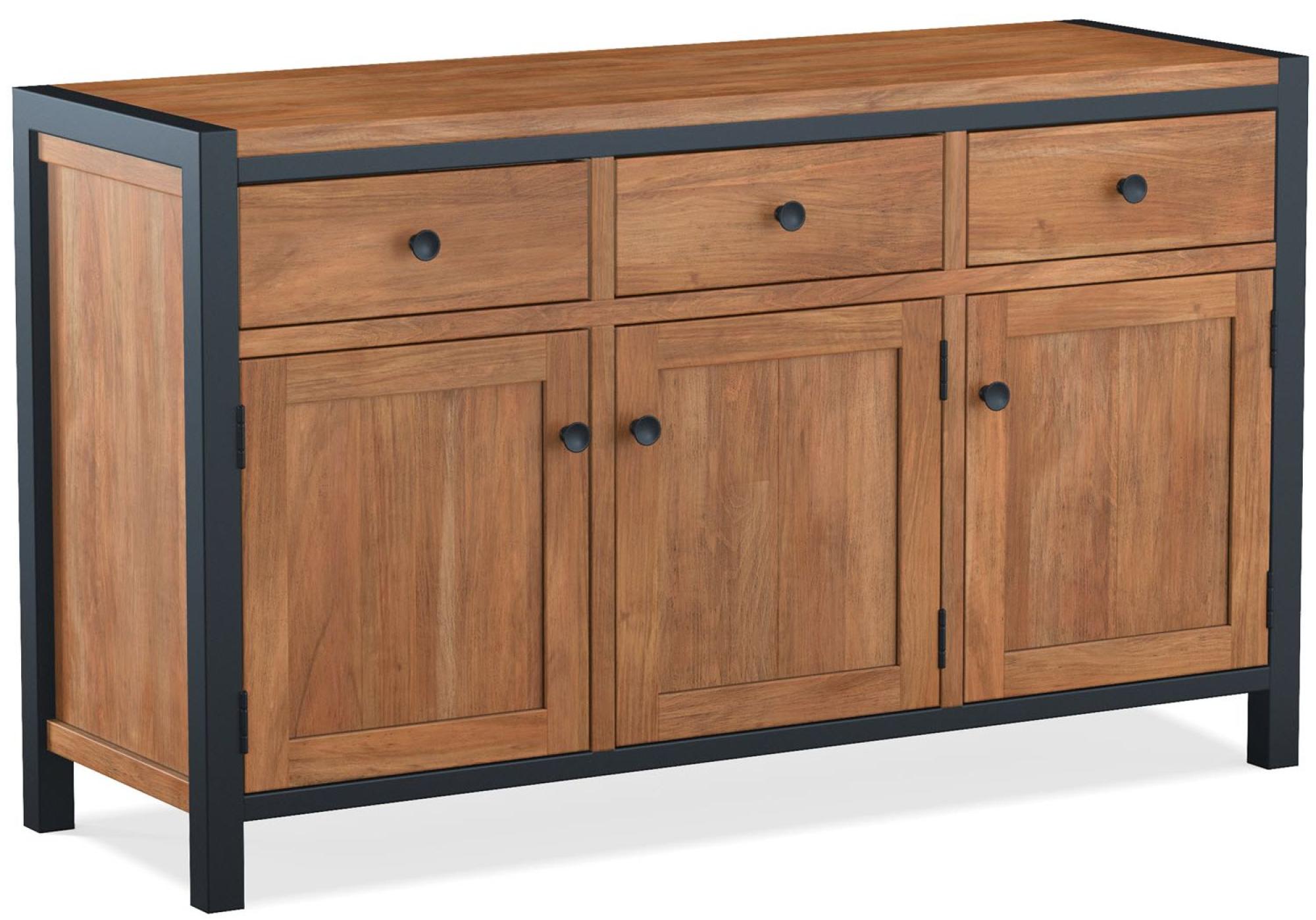 Rayne Acacia 135cm Medium 3 Door Sideboard
