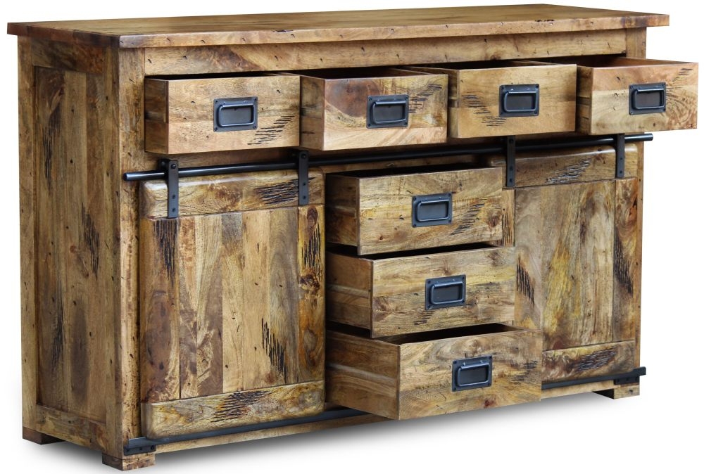 Renwal Works Industrial Style Wooden 150cm Medium Sideboard