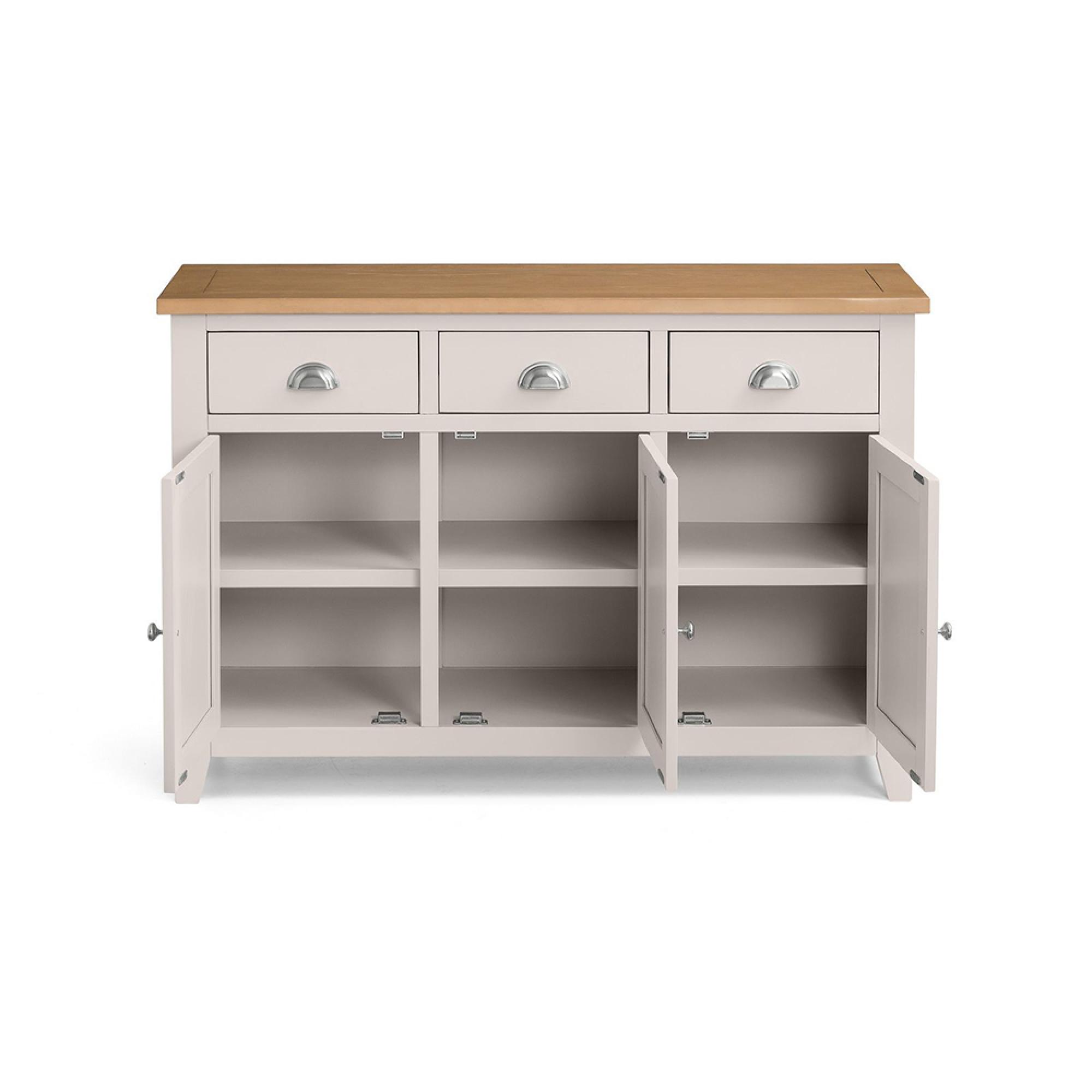 Richmond Sideboard - 3 Door - Medium - Grey