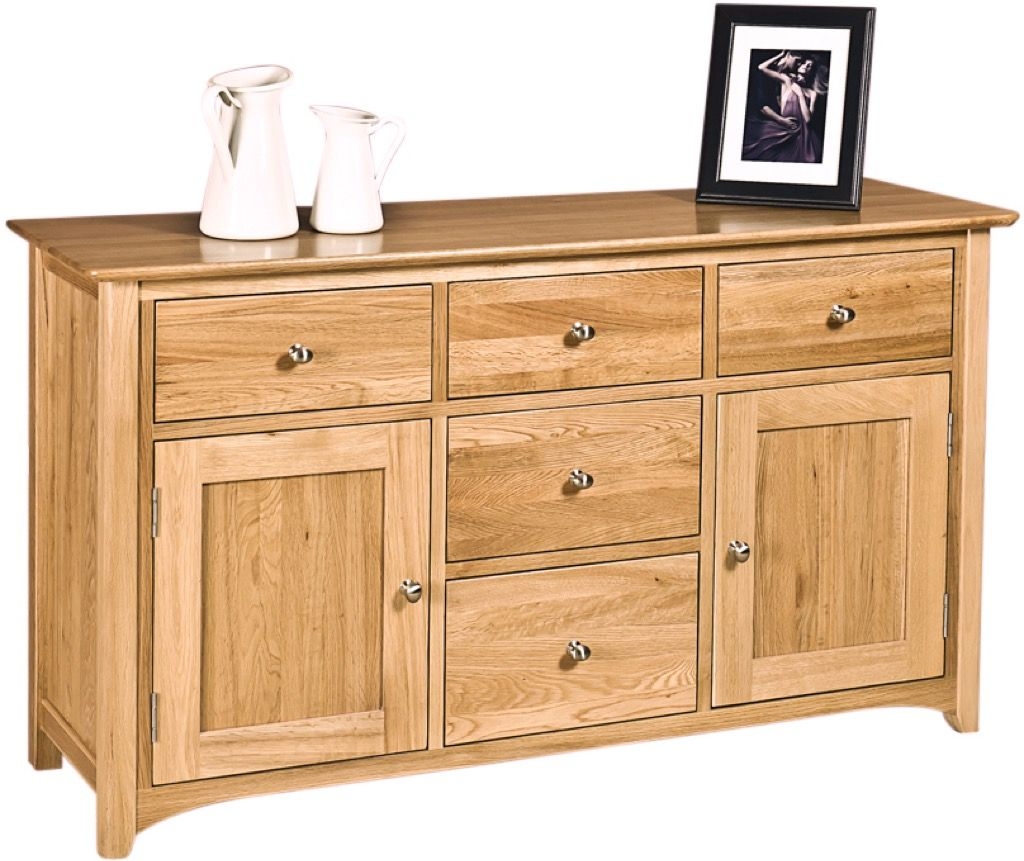Shaker Oak Wide Sideboard