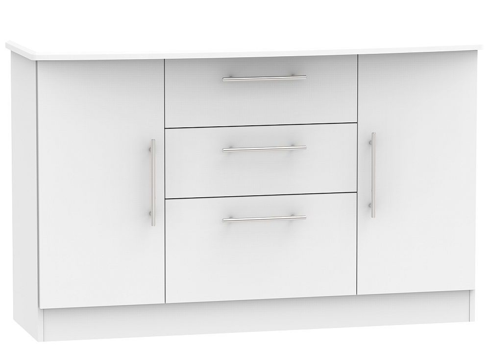 Sherwood Grey Medium Sideboard - 2 Doors