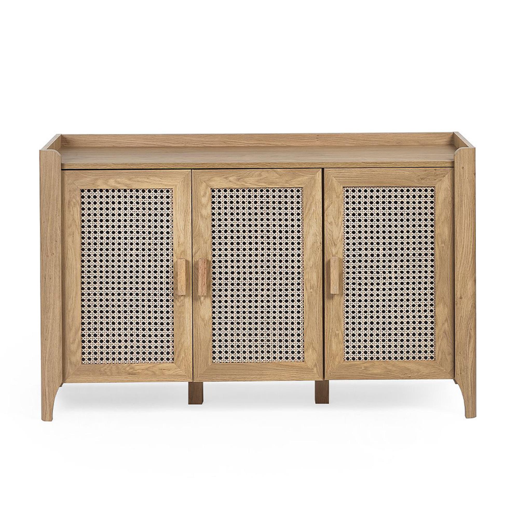 Sydney Sideboard - 120cm - Small - 3 Door - Faux Rattan