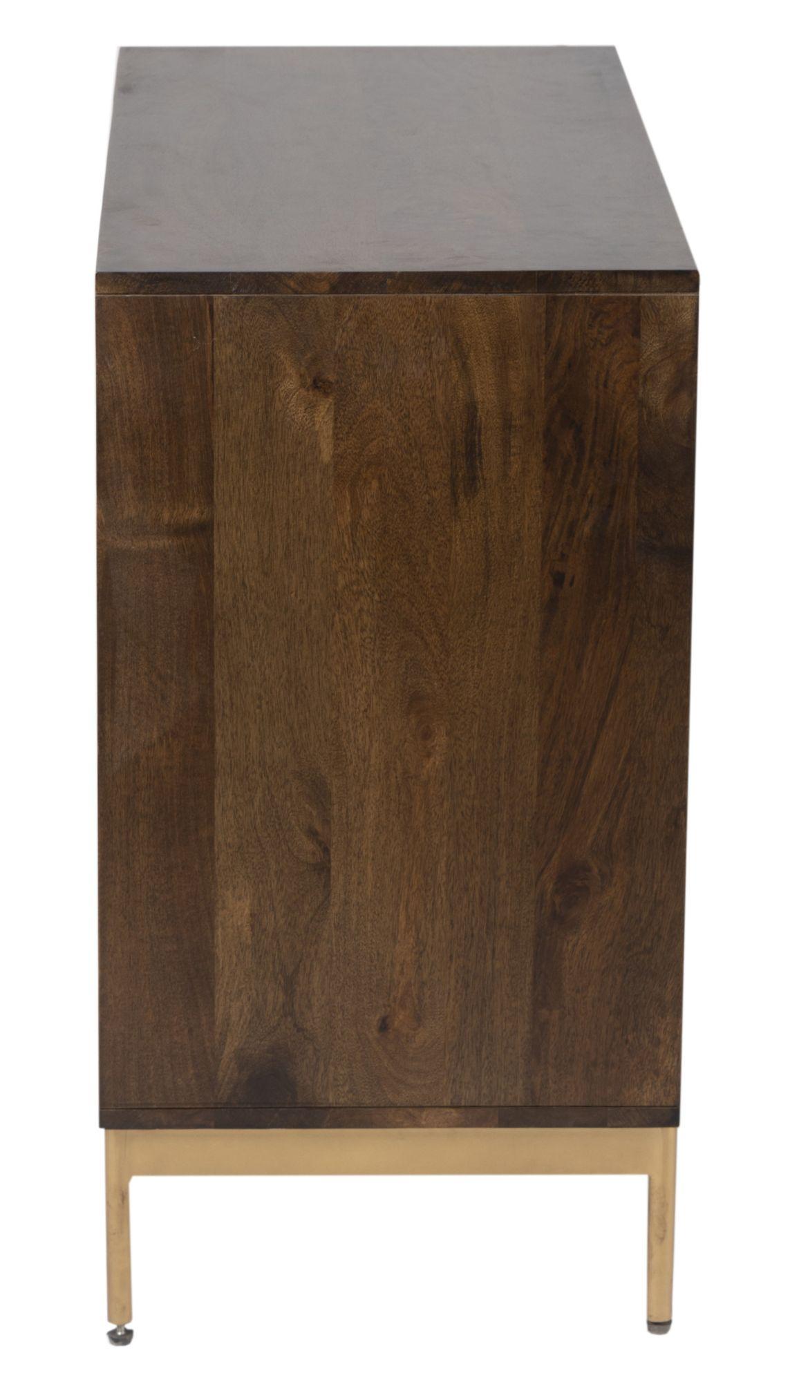 Zaine Walnut 80cm Small Sideboard - 2 Doors