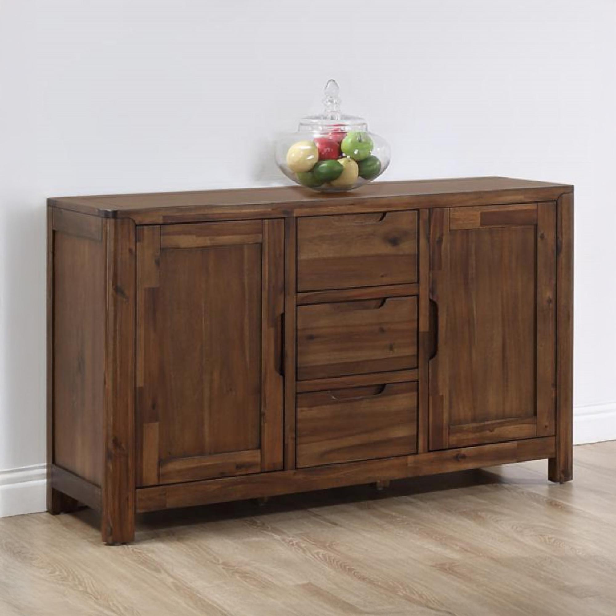 Monterey Medium Sideboard - 135cm - 2 Door - Acacia Wood
