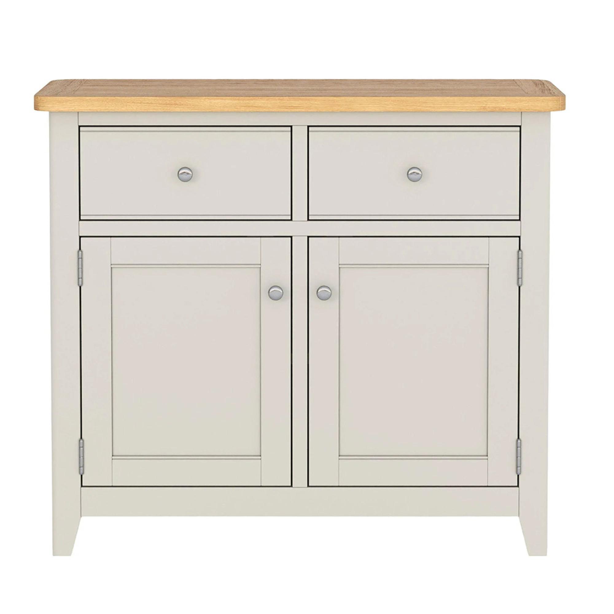 Arden Grey Painted 90cm Small 2 Door Sideboard