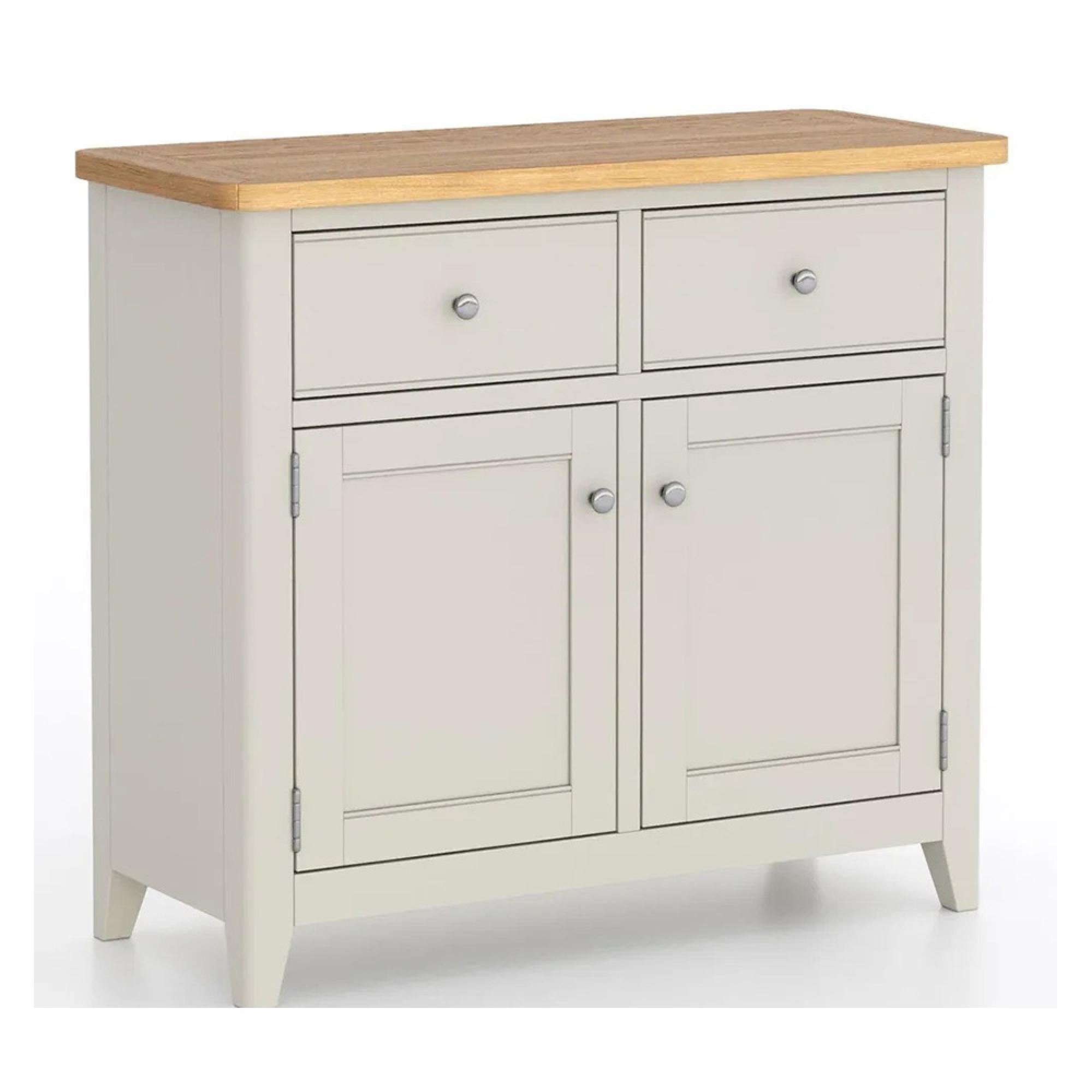 Arden Grey Painted 90cm Small 2 Door Sideboard