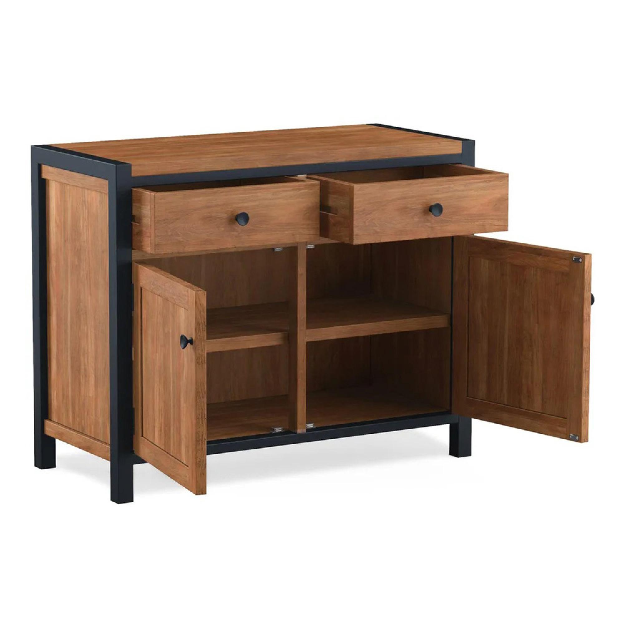 Rayne Acacia 100cm Small 2 Door Sideboard