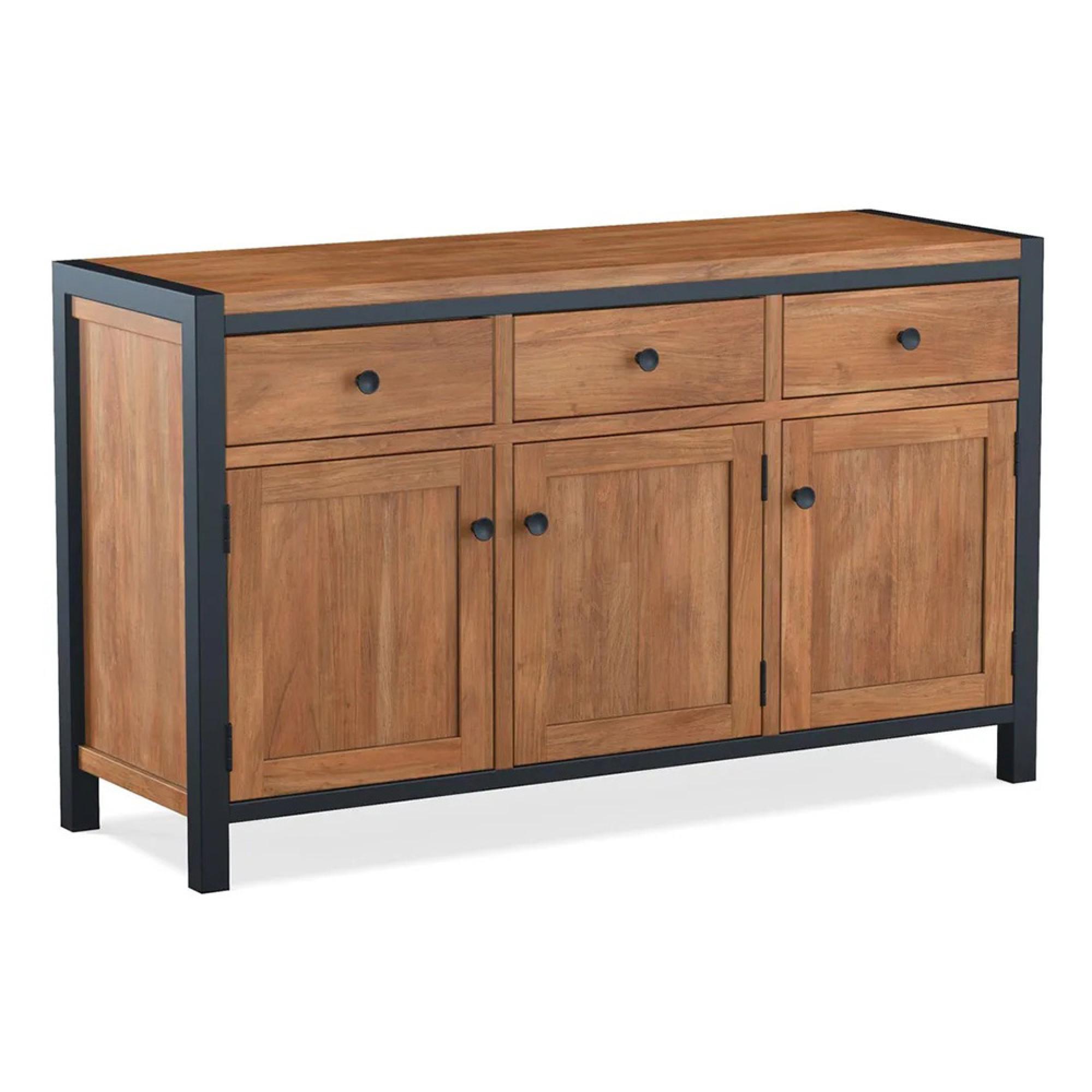 Rayne Acacia 135cm Medium 3 Door Sideboard