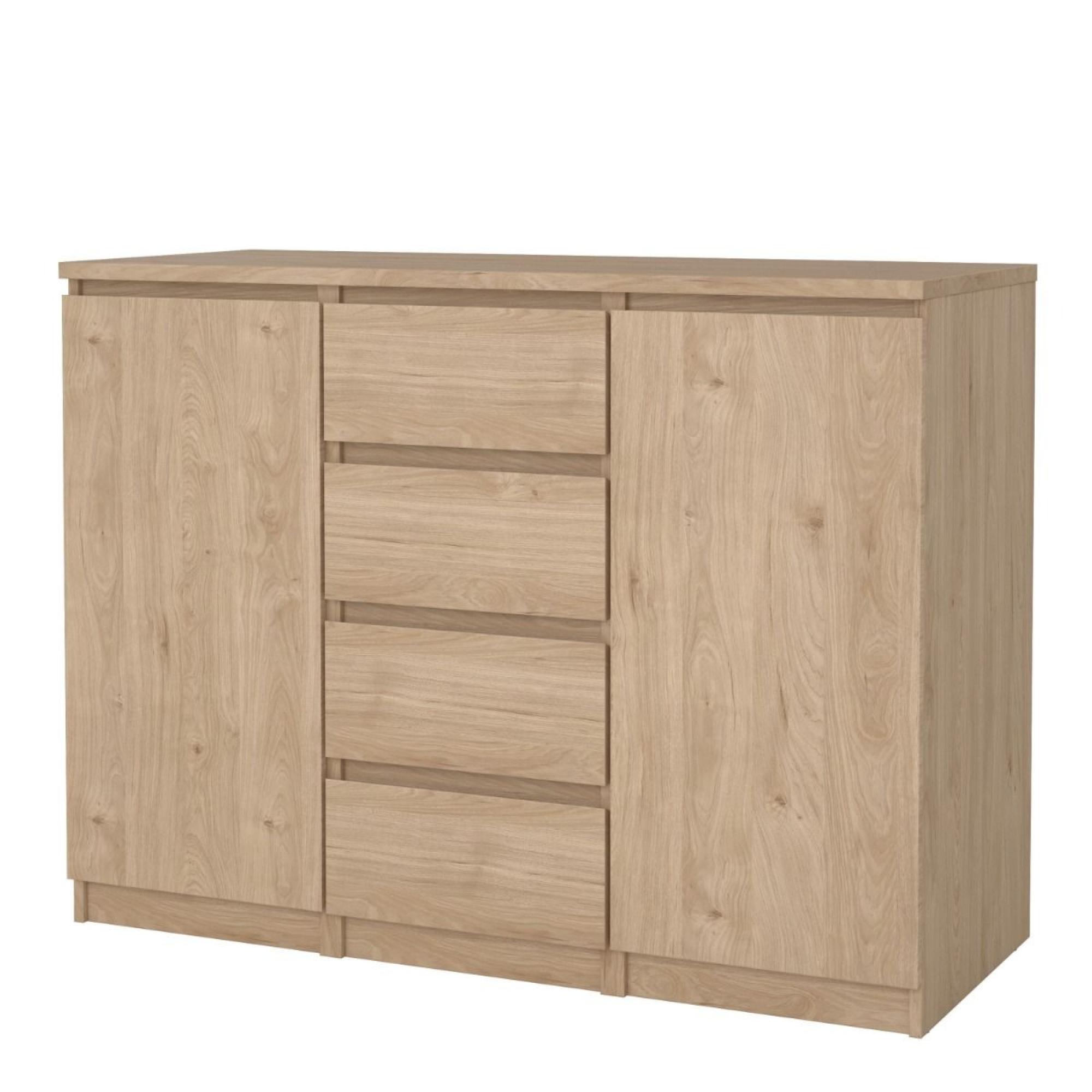 Naia Sideboard - 2 Door - 4 Drawer - Medium - Oak