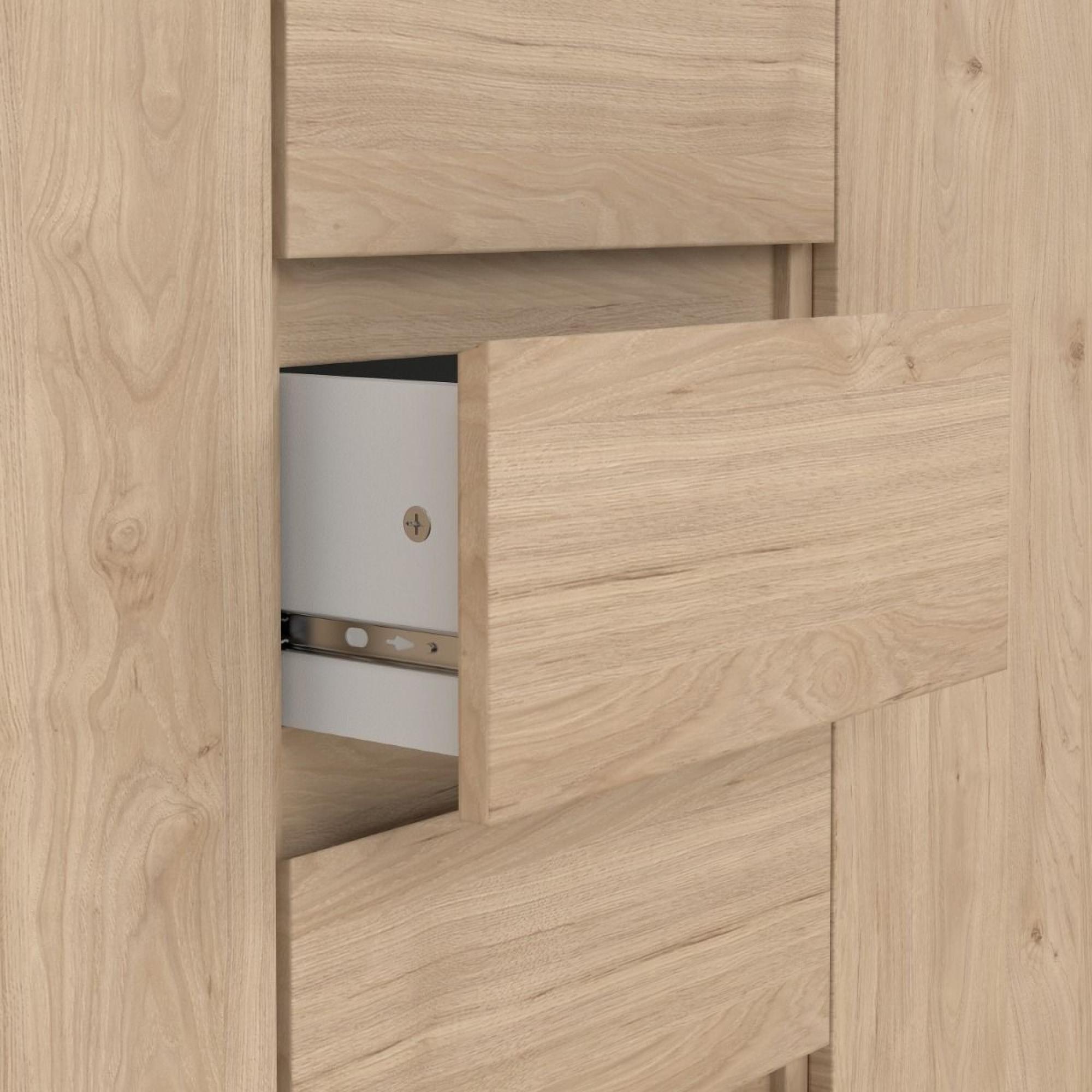 Naia Sideboard - 2 Door - 4 Drawer - Medium - Oak