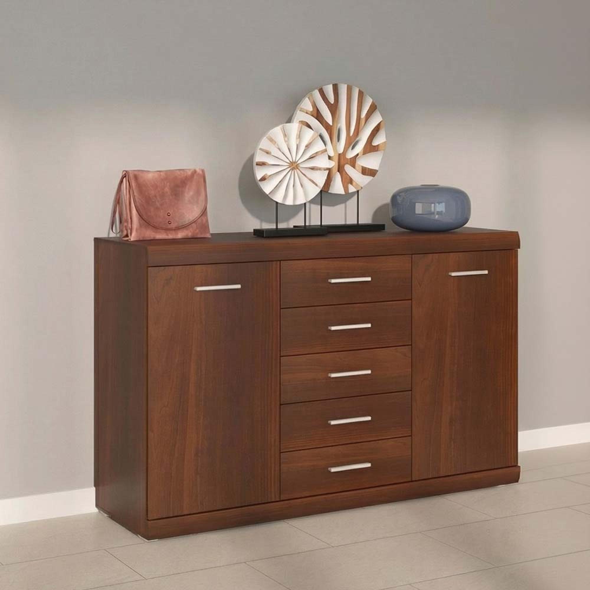 Imperial Sideboard - Medium - 2 Door - 5 Drawer - Mahogany